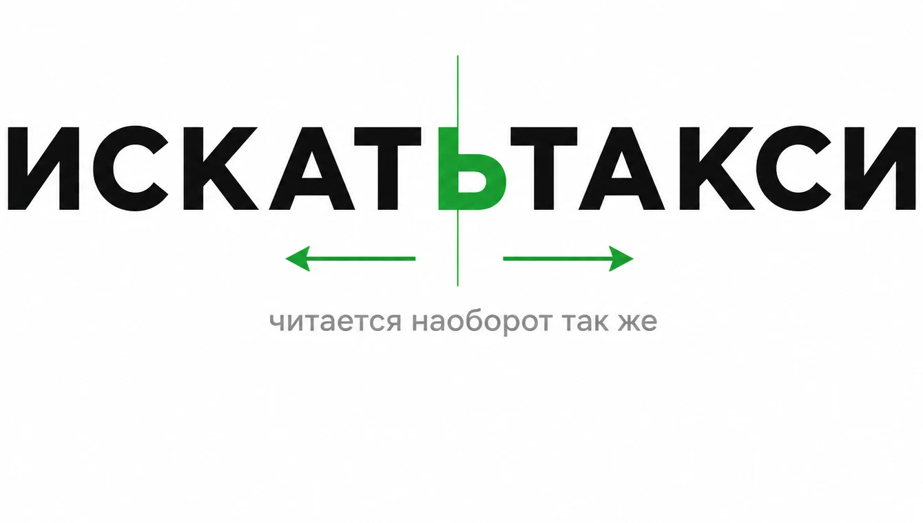 ИСКАТЬТАКСИ: фраза читается наоборот так же